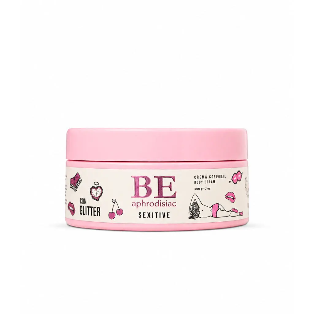 Crema Be Aphrodisiac con Glitter en Glitter
